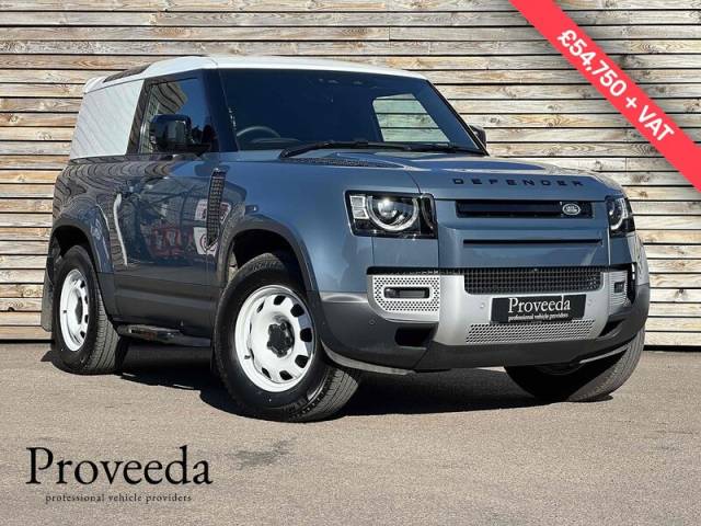 Land Rover Defender 3.0 Hard Top Commercial SUV Diesel Tasman Blue