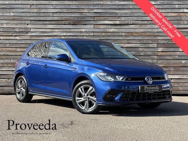 Volkswagen Polo 1.0 2023'73 R-Line | Apple car play | Cruise control Hatchback Petrol Blue