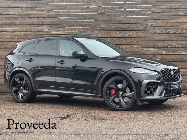 Jaguar F-Pace 5.0 2022'22 P550 V8 SVR | Pan Roof | Best Interior! SUV Petrol Black
