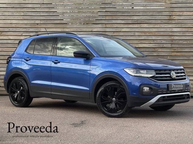 Volkswagen T-cross 1.0 2023'73 TSI Black Edition | Car Play | Parking Sensors SUV Petrol Blue