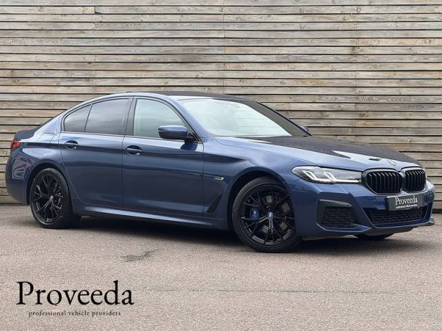 BMW 5 Series 2.0 2022'72 530e M Sport | Phytonic Blue | M Sport Pro Pack Saloon Hybrid Phytonic Blue
