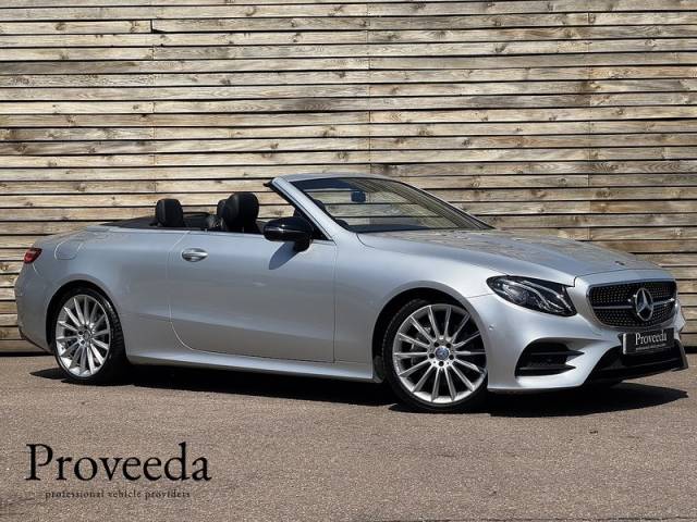 Mercedes-Benz E Class 2.0 2019'69 E220d AMG Line Cabriolet | Ambient Lighting | Cabriolet Comfort Pack Convertible Diesel Silver