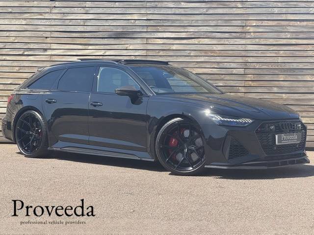 Audi RS6 4.0 2024'74TFSI V8 Performance Carbon Vorsprung | Genuine Urban Kit Estate Petrol Black