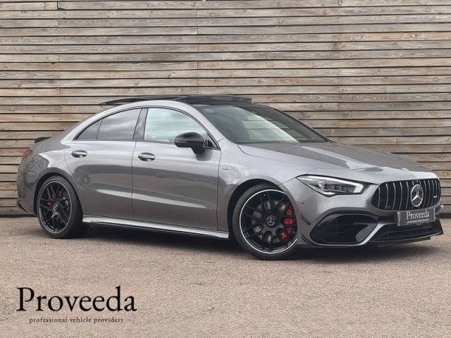Mercedes-Benz CLA 2.0 2023'73 CLA45 AMG S Plus | Pan Roof | Ambient Lighting Saloon Petrol Grey