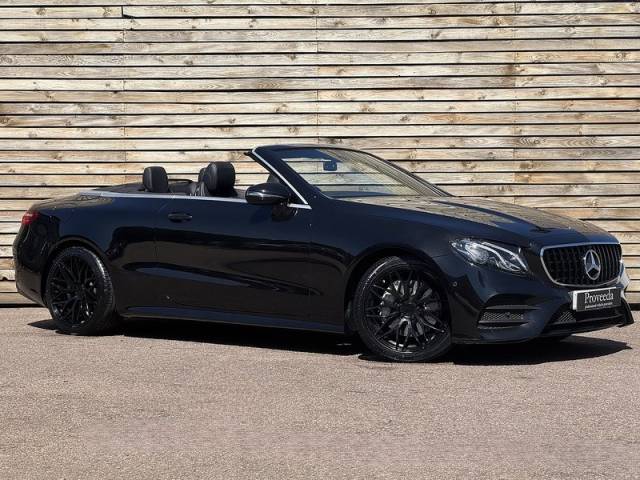 Mercedes-Benz E Class 2.0 2019'19 E220d AMG Line Cabriolet | Ambient Lighting | Open Air Driving Convertible Diesel Black