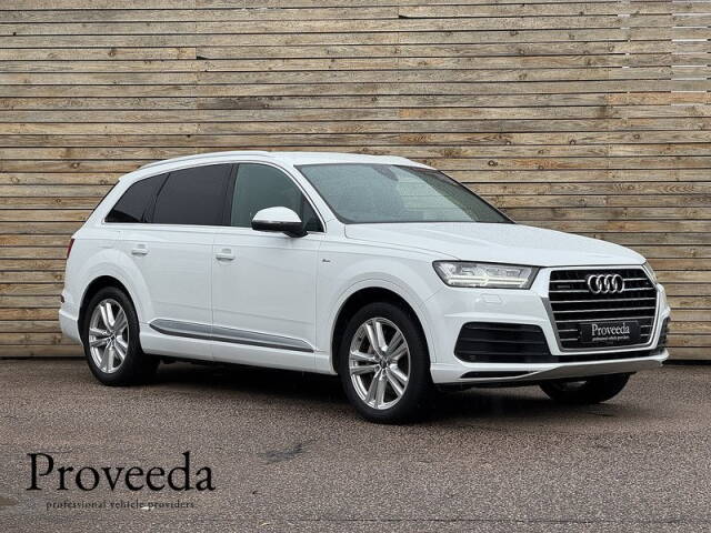 Audi Q7 3.0 2019'19 TDI V6 S line | Heated Seats | 7 Seats SUV Diesel White